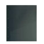 Μαύρο Ντοσιέ P.P. Α4 με 4 D κρίκους ράχη 3cm