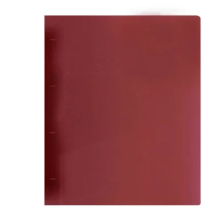 Μπορντώ Ντοσιέ P.P. Α4 με 4 D κρίκους ράχη 3cm