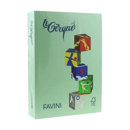 FAVINI ΧΑΡΤΙ Α4 160gr ΠΡΑΣΙΝΟ ΠΑΣΤΕΛ 250Φ.