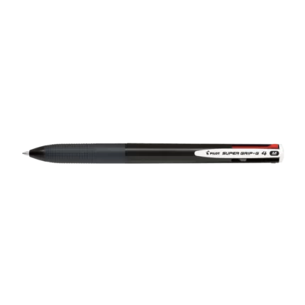 Pilot Στυλό Ballpoint 1.0mm με Πολύχρωμο Mελάνι Super Grip G-4 Μαύρο