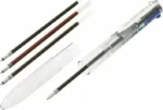 Pilot Στυλό Ballpoint 1.0mm με Πολύχρωμο Mελάνι Super Grip G-4 Μαύρο