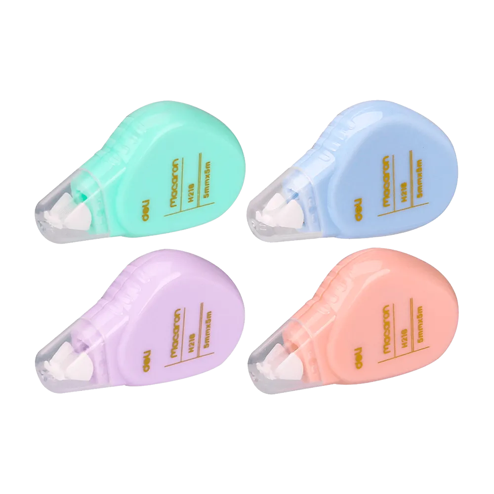 Deli Διορθωτική Ταινία Macaron Mini 5mmX5m (Διάφορα Χρώματα) Deli Διορθωτική Ταινία Macaron Mini 5mmX5m (Διάφορα Χρώματα)