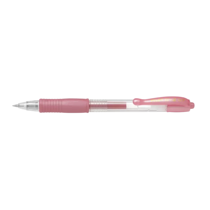 PILOT ΣΤΥΛΟ GEL G-2 0.7mm ΡΟΖ ΜΕΤΑΛΛΙΚΟ