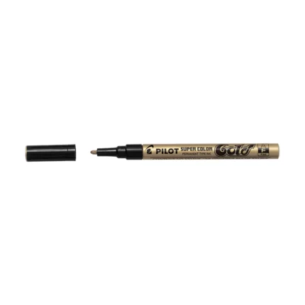 Pilot Super Color Μαρκαδόρος Ανεξίτηλος Fine 3mm Χρυσό