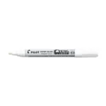 Pilot Super Color Μαρκαδόρος Ανεξίτηλος Medium 4.5mm Λευκό