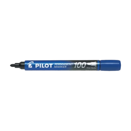 Pilot 100 Μαρκαδόρος Ανεξίτηλος Fine 3.0mm Μπλε