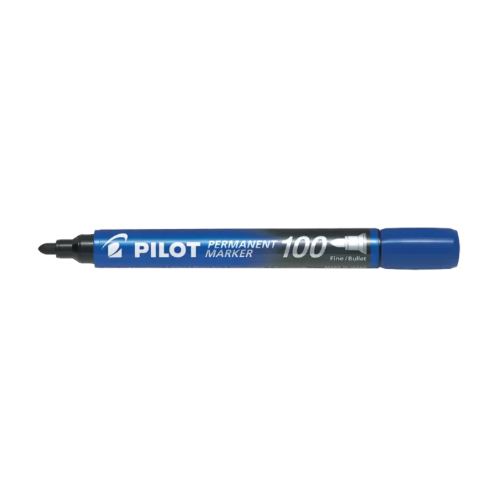 Pilot 100 Μαρκαδόρος Ανεξίτηλος Fine 3.0mm Μπλε