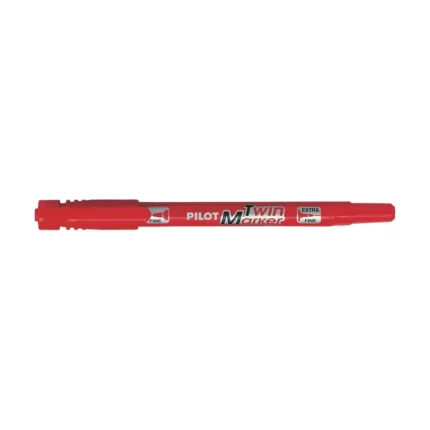 Pilot Twin Marker Μαρκαδόρος Ανεξίτηλος 0.8 / 2.0mm Κόκκινο