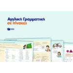 Αγγλική γραμματική σε πίνακες