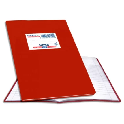 Skag Τετράδιο Ριγέ 17x25 50φυλλο Super  Color Κόκκινο