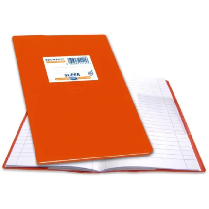 Skag Τετράδιο Ριγέ 17x25 50φυλλο Super  Color Πορτοκαλί