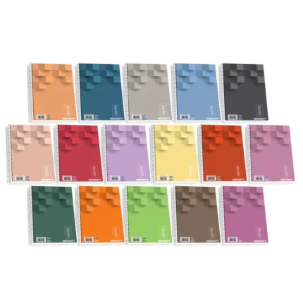 Skag Σπιράλ Τετράδιο Ριγέ 17x25 5Θ University Laminated (Διάφορα Σχέδια/Χρώματα)
