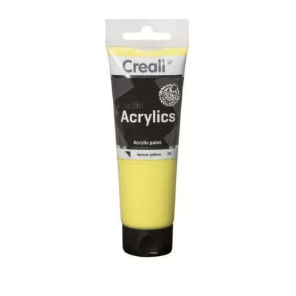 Ακρυλικά χρώματα Creall Studio 120 ml (Lemon Yellow 05)