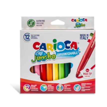 ΜΑΡΚΑΔΟΡΟΙ CARIOCA ΣΕΤ JUMBO 12 χρωμ.