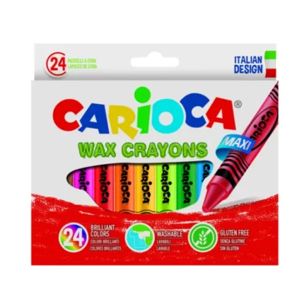 ΚΡΑΓΙΟΝ ΚΕΡΙΝΑ CARIOCA JUMBO 24 χρωμ.