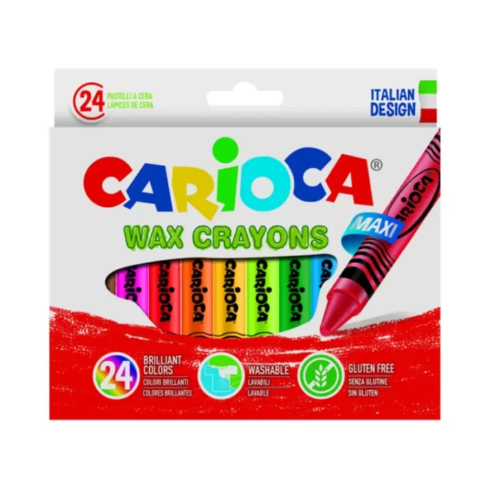 ΚΡΑΓΙΟΝ ΚΕΡΙΝΑ CARIOCA JUMBO 24 χρωμ.