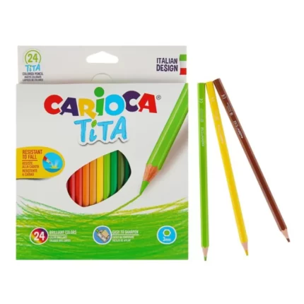 ΚΡΑΓΙΟΝ ΧΡΩΜΑΤΙΣΤΑ CARIOCA ΤΙΤΑ 24 χρωμ.