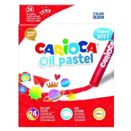 Carioca Λαδοπαστέλ Super Soft Oil Pastels 24 Χρωμάτων