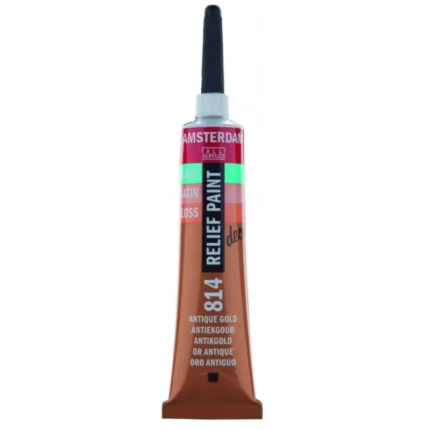 TALENS AMSTERDAM RELIEF PAINT 20ml (περίγραμμα) ANTIQUE GOLD No 814