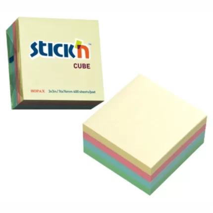 ΧΑΡΤΑΚΙΑ Stick'N ΚΥΒΟΣ ΠΑΣΤΕΛ 76Χ76 400Φ