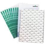 ΖΕΛΑΤΙΝΕΣ DURABLE ΚΡΙΚ ΑΝΩ Α4 GLASS CLEAR (πράσινες τρύπες)