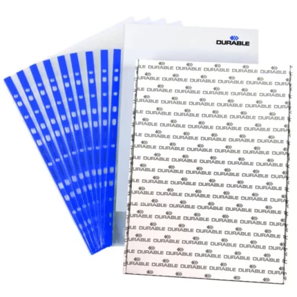ΖΕΛΑΤΙΝΕΣ DURABLE ΚΡΙΚ ΑΝΩ Α4 (μπλε τρύπες)