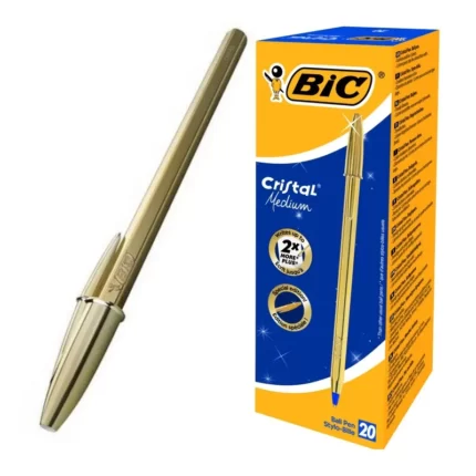 ΣΤΥΛΟ BIC ΔΙΑΡΚΕΙΑΣ CELEBRATE ΧΡΥΣΟ MEDIUM ΜΠΛΕ