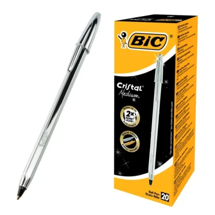 ΣΤΥΛΟ BIC ΔΙΑΡΚΕΙΑΣ CELEBRATE ΑΣΗΜΙ MEDIUM ΜΑΥΡΟ
