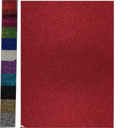 ΧΑΡΤΟΝΙΑ GLITTER COLORFIX 50χ70 RED 250γρ.