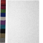 ΧΑΡΤΟΝΙΑ GLITTER COLORFIX 50χ70 WHITE 250γρ.