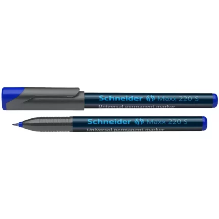 ΜΑΡΚΑΔΟΡΟΙ SCHNEIDER ΔΙΑΦΑΝΕΙΩΝ 0.4mm S MAXX 220 PERMANENT ΜΠΛΕ