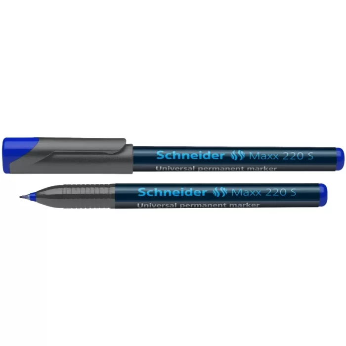 ΜΑΡΚΑΔΟΡΟΙ SCHNEIDER ΔΙΑΦΑΝΕΙΩΝ 0.4mm S MAXX 220 PERMANENT ΜΠΛΕ