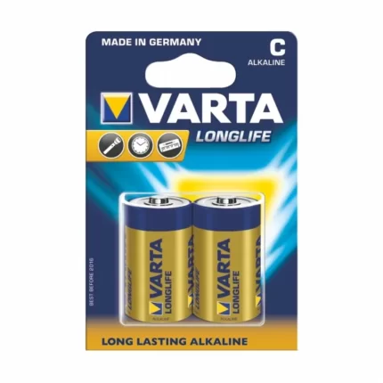 ΜΠΑΤΑΡΙΕΣ VARTA ΑΛΚΑΛΙΚΕΣ ΜΕΣΑΙΕΣ C ΜΠΛΙΣΤΕΡ 2 τεμ.