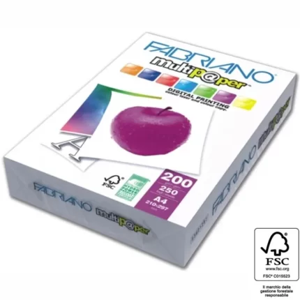 ΧΑΡΤΙ ΦΩΤΟΤΥΠΙΚΟ ΛΕΥΚΟ FABRIANO Α4 200gr (250φ) multipaper