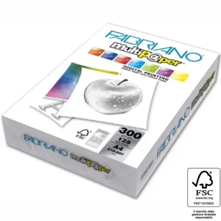 ΧΑΡΤΙ ΦΩΤΟΤΥΠΙΚΟ ΛΕΥΚΟ FABRIANO Α4 300gr (125φ) multipaper