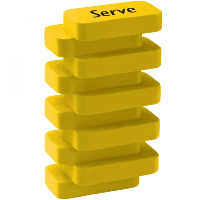 Γόμα Serve Steps Neon Κίτρινη