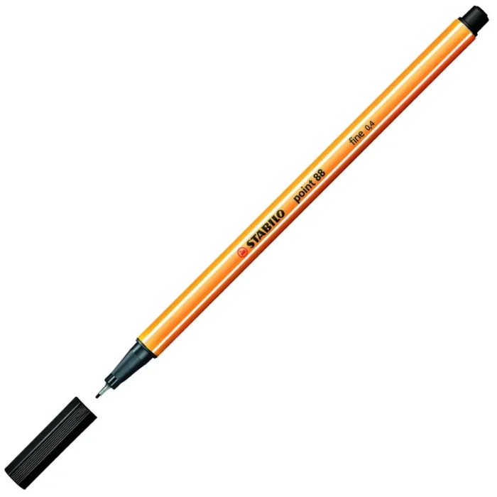 Μαρκαδόρος Stabilo N. 88/46 Μαύρο