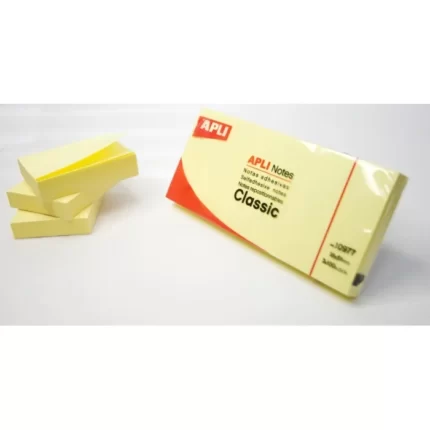 APLI NOTES 3Χ40Χ50 ΑΥΤΟΚΟΛΛΗΤΑ 100Φ συσκ 12 τεμαχίων