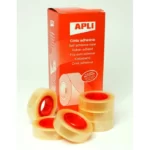 APLI TAPE 15X33 TRANSPARENT ΑΥΤΟΚΟΛΛΗΤΗ ΤΑΙΝΙΑ συσκ 10 τεμαχίων