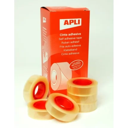 APLI TAPE 15X33 TRANSPARENT ΑΥΤΟΚΟΛΛΗΤΗ ΤΑΙΝΙΑ συσκ 10 τεμαχίων