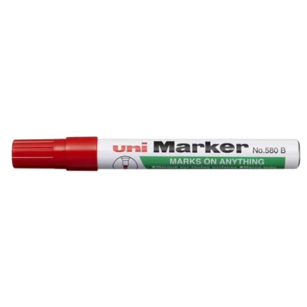Μαρκαδόρος Uni-Ball  Ανεξίτηλος 5mm Κόκκινο