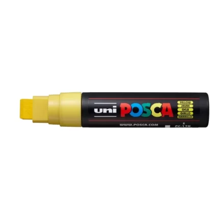 Μαρκαδόρος POSCA ΓΙΓΑΣ 17mm ΚΙΤΡΙΝΟ