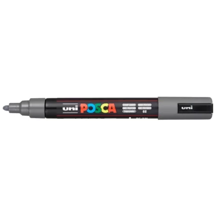 Μαρκαδόρος POSCA 2.5mm ΣΚΟΥΡΟ ΓΚΡΙ