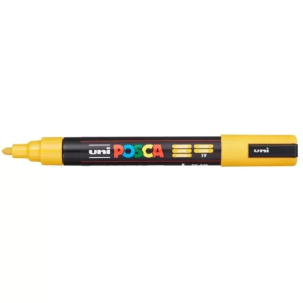 Μαρκαδόρος POSCA 2.5mm ΩΧΡΑ