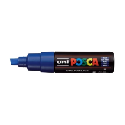 Μαρκαδόρος POSCA CHISEL TIP 8mm Μπλε