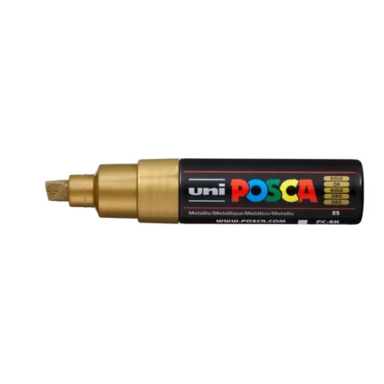 Μαρκαδόρος POSCA CHISEL TIP 8mm Χρυσό
