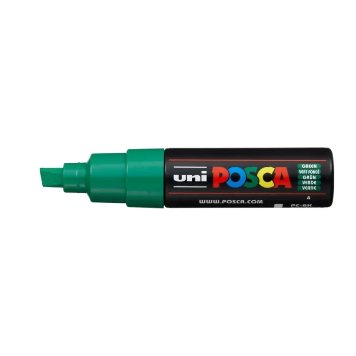 Μαρκαδόρος POSCA CHISEL TIP 8mm Πράσινο