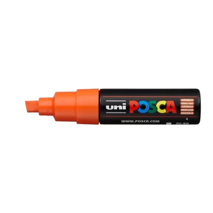 Μαρκαδόρος POSCA CHISEL TIP 8mm Πορτοκαλί