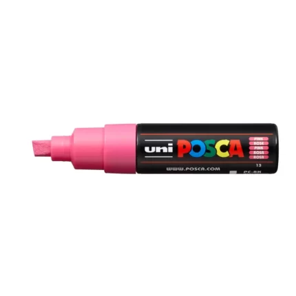 Μαρκαδόρος POSCA CHISEL TIP 8mm Ροζ