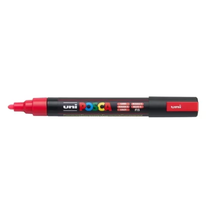 Μαρκαδόρος POSCA 2.5mm ΚΟΚΚΙΝΟ ΦΩΣΦΟΡΙΖΕ